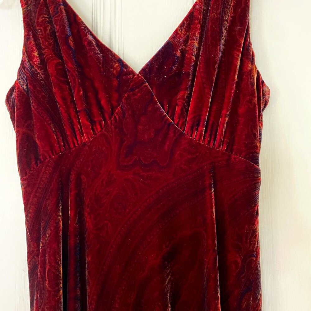 Worn Once: Slinky Velvet Gown